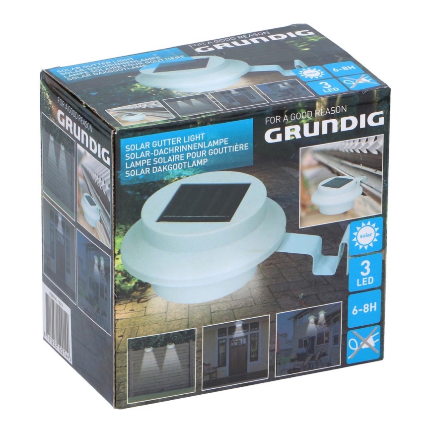 Grundig - LED sollampa med handtag 3xLED/1xAA