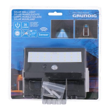 Grundig - LED sollampa med sensor 1xLED/0,25W/1xAA