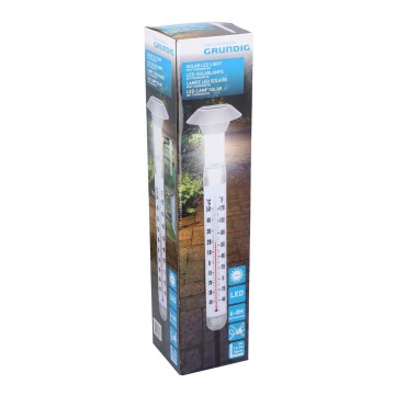Grundig - LED Sollampen Termometer 1xAA