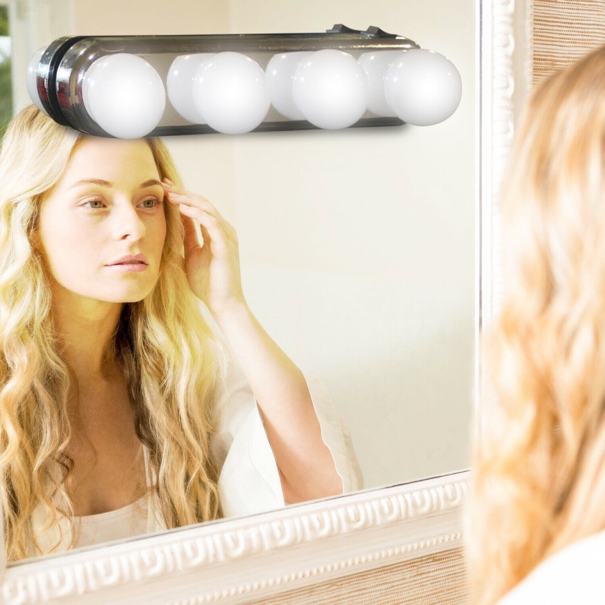 Grundig - LED spegelbelysning  4xLED/4xAA