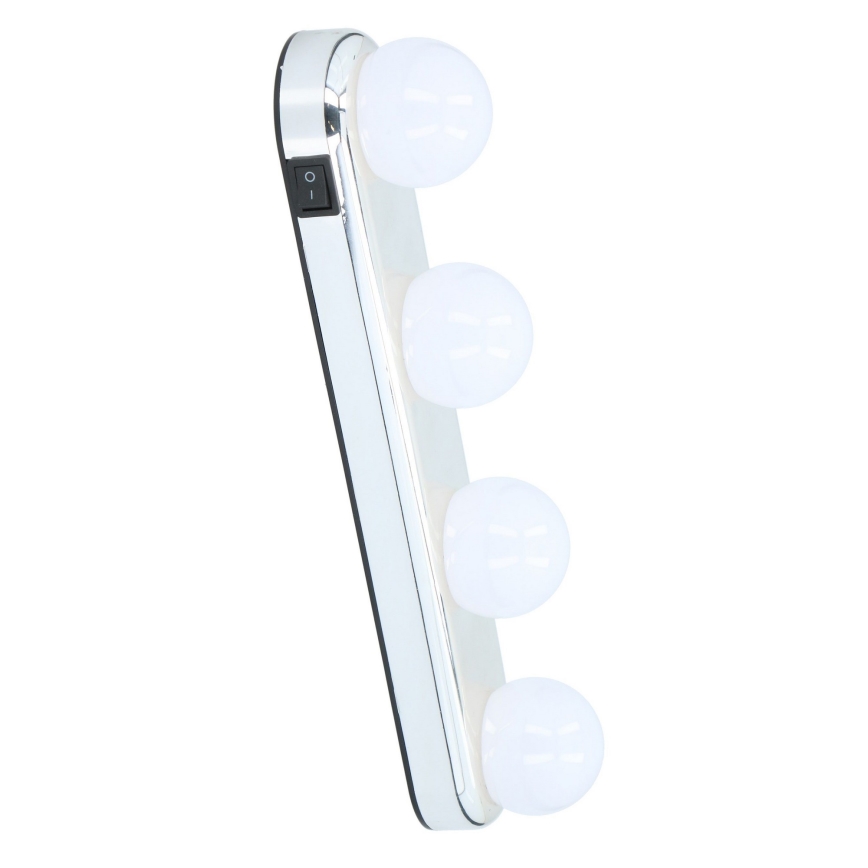 Grundig - LED spegelbelysning  4xLED/4xAA