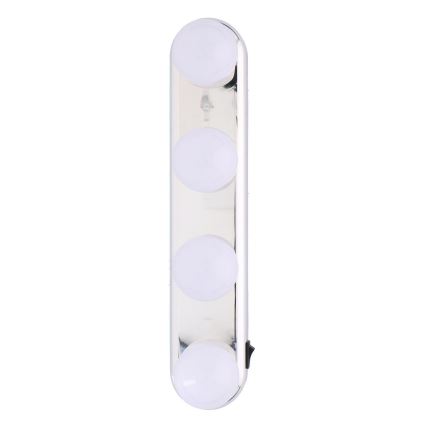 Grundig - LED spegelbelysning  4xLED/4xAA
