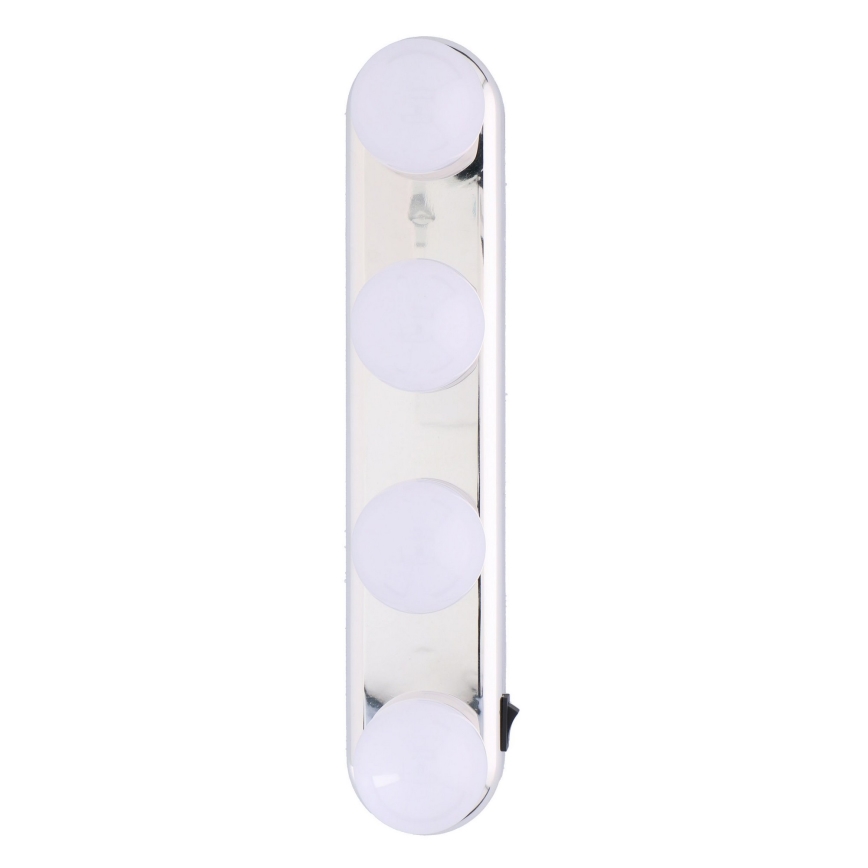 Grundig - LED spegelbelysning  4xLED/4xAA