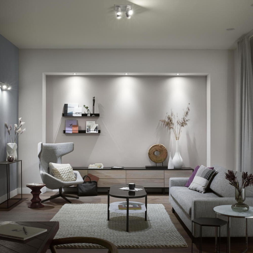 Grundläggande set Philips Hue WHITE AND COLOR AMBIANCE 3xGU10/5,7W/230V 2000-6500K + enhet för anslutning