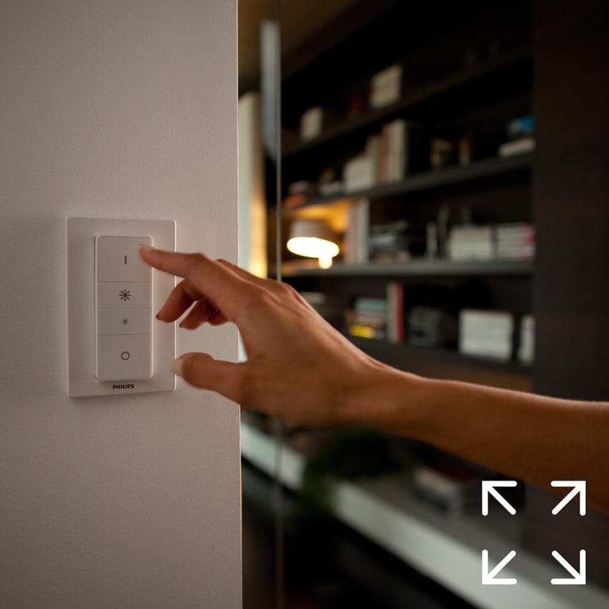 Grundläggande set Philips Hue WHITE AMBIANCE 2xE27/8W/230V + enhet för anslutning