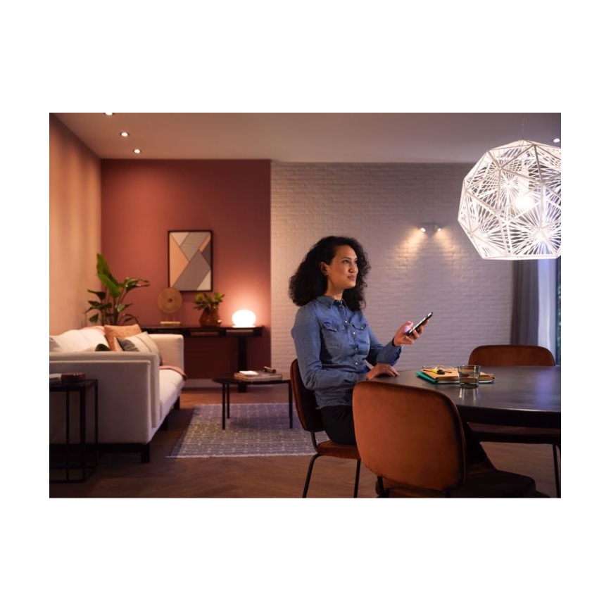 Grundläggande uppsättning  Philips Hue WHITE 2xE27/9,5W 2700K + en enhet för att ansluta