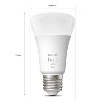 Grundläggande uppsättning  Philips Hue WHITE 3xE27/9,5W 2700K + en enhet för att ansluta