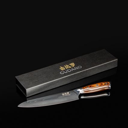 Gudaro - Kockkniv CHEF 20 cm damaskusstål