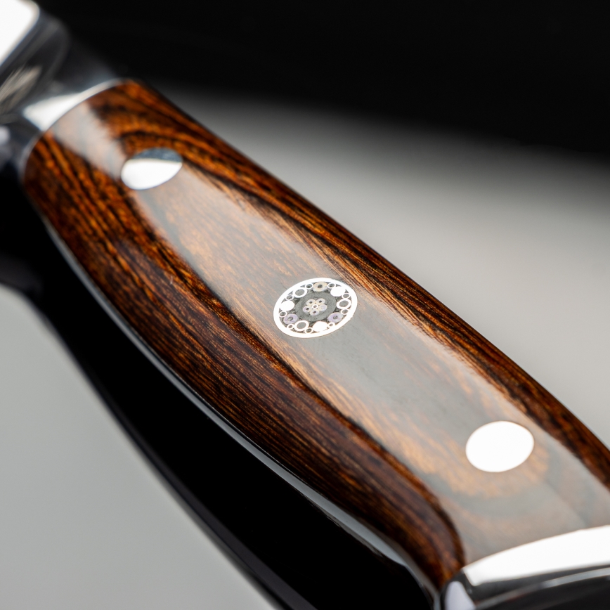 Gudaro - skalkniv PARING 7,6 cm i damaskusstål