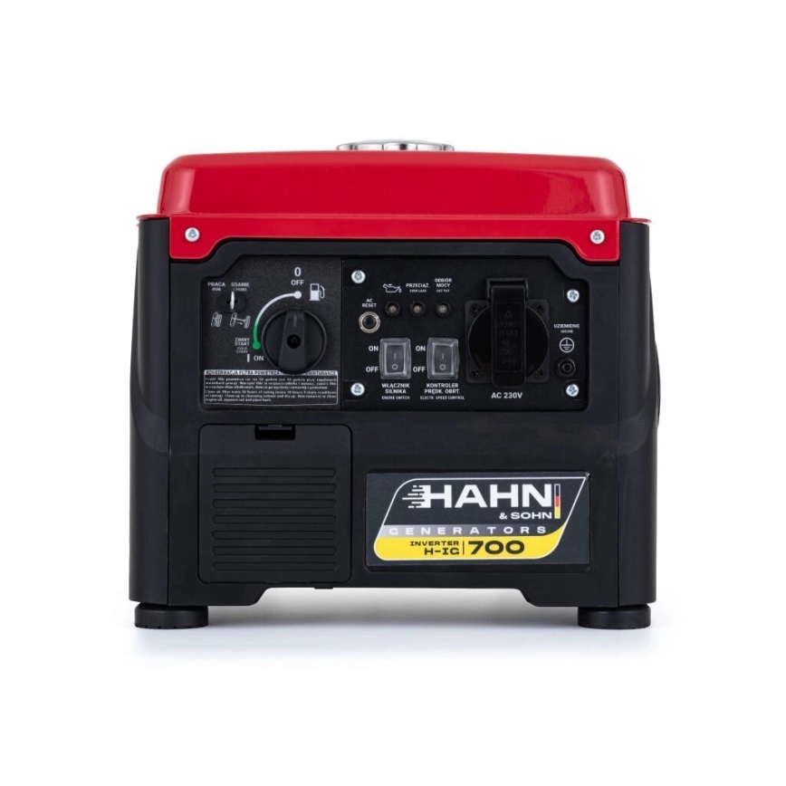Hahn & Sohn 7305 - Bensin inverter elektrisk generator H IG 700 800W