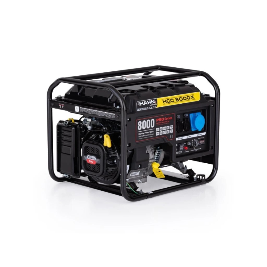Hahn & Sohn 7410 - Elektrisk bensingenerator HGG 8000X 6500W