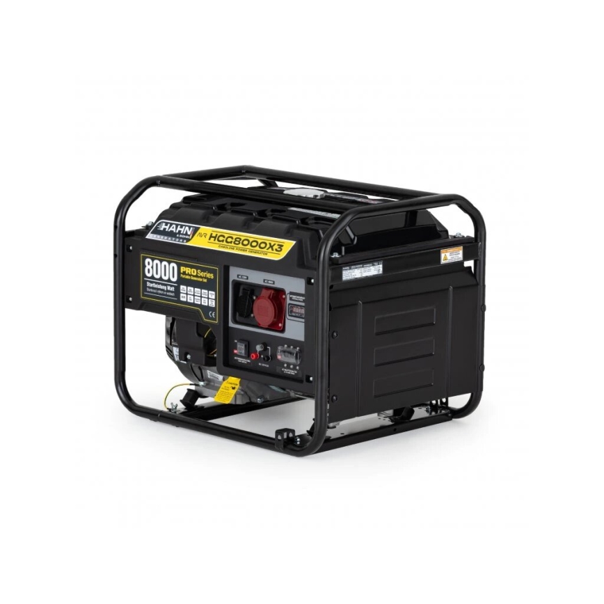 Hahn & Sohn 9177 - Elektrisk bensingenerator HGG 8000 X3 6500W