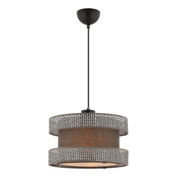 HALO Hänglampa 1xE27/60W/230V brun/grå