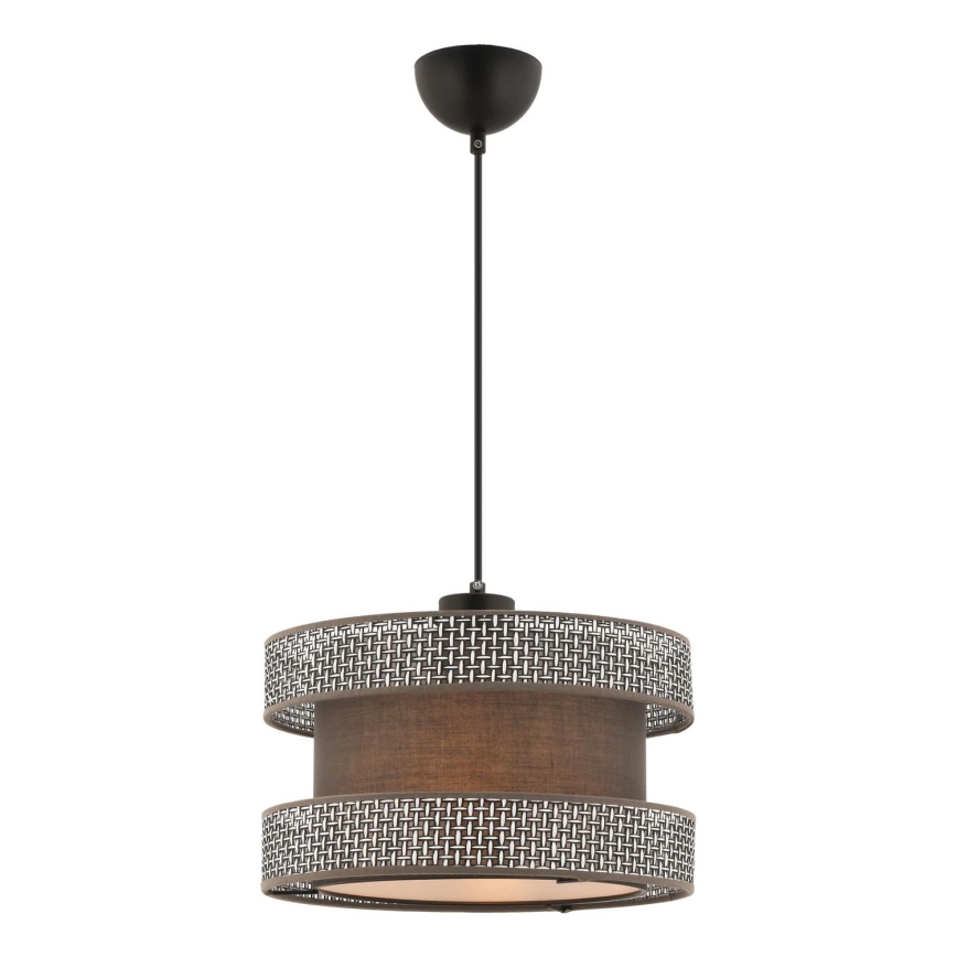 HALO Hänglampa 1xE27/60W/230V brun/grå