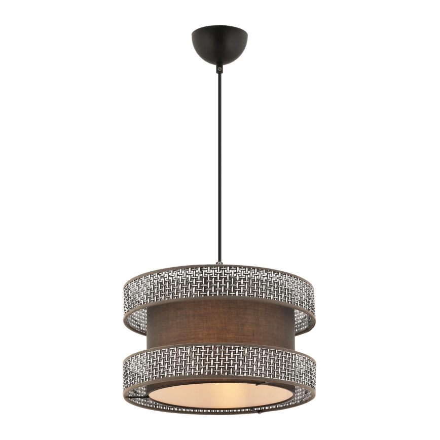 HALO Hänglampa 1xE27/60W/230V brun/grå