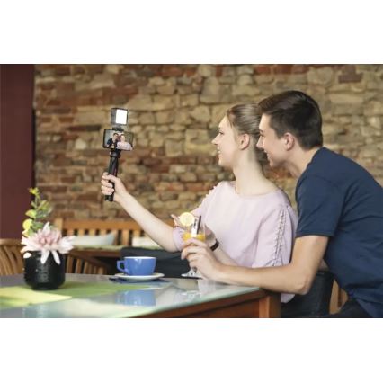 Hama - LED Dimbar lampa för telefoner, kameror och videokameror LED/5,5W/2xAA