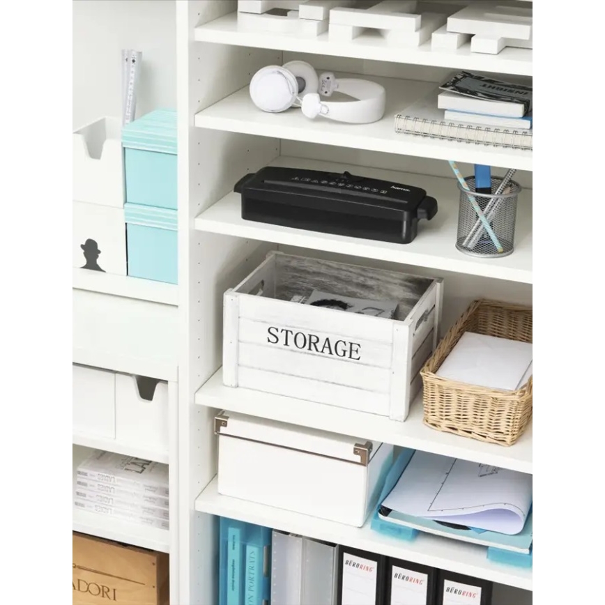 Hama - Mini paper shredder A4 230V svart