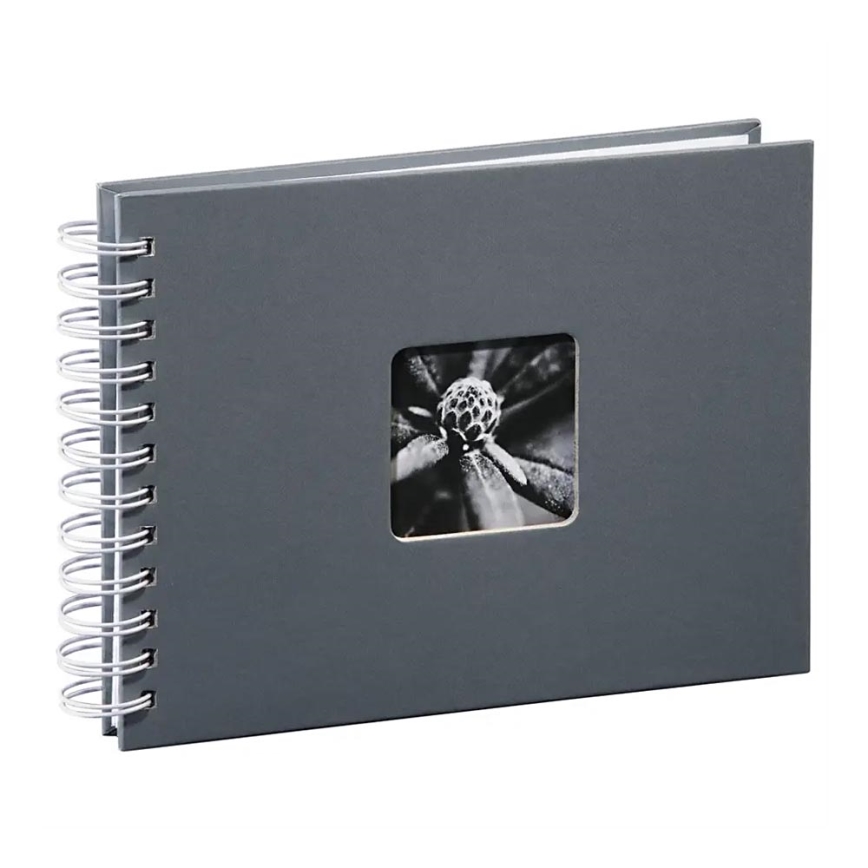 Hama - Spiral photo album 24x17 cm 50 pages grå