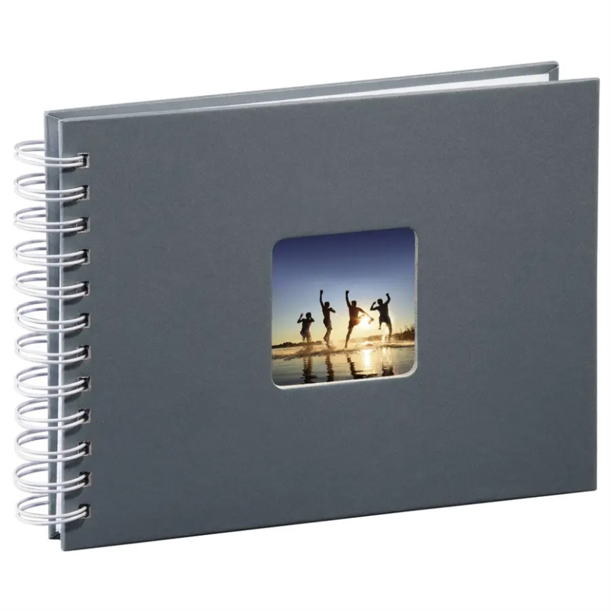 Hama - Spiral photo album 24x17 cm 50 pages grå