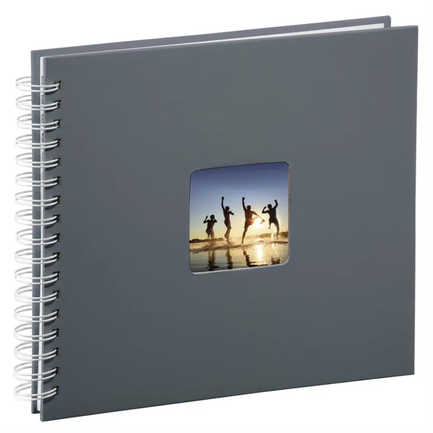 Hama - Spiral photo album 28x24 cm 50 pages grå