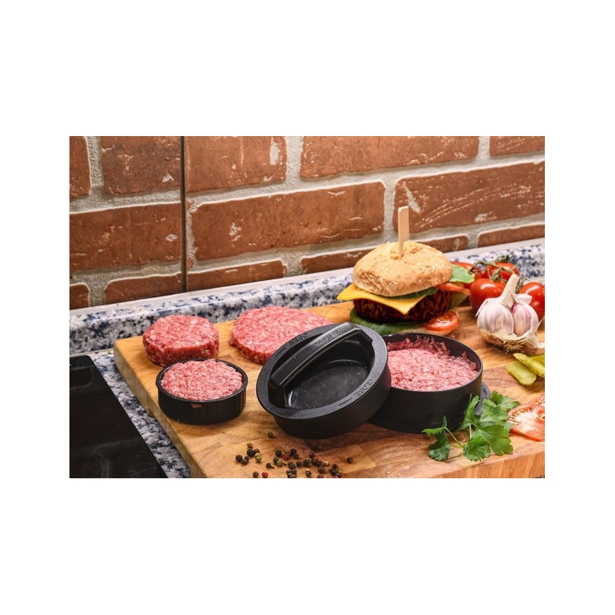 Hamburgerpress diameter 10cm/6,5cm