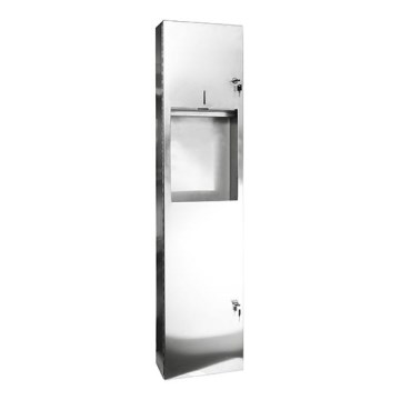 Handdukshållare 31x122,5 cm i rostfritt stål – silver