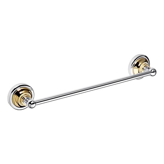 Handdukshållare 36,5x6,5 cm i silver/guld