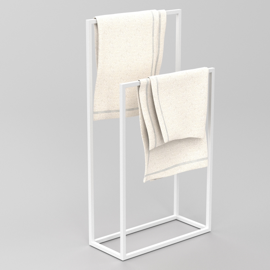 Handdukshängare 85x45 cm vit