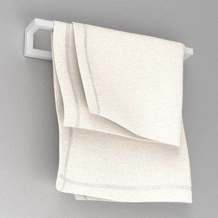 Handdukshängare för vägg 7x40 cm vit