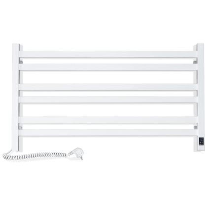 Handdukstork för badrum med termostat AVANGARD 316W/230V 50,6 cm IP44 vit vänster kantig