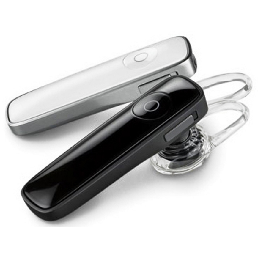 Handsfree-hörlurar med mikrofon vit