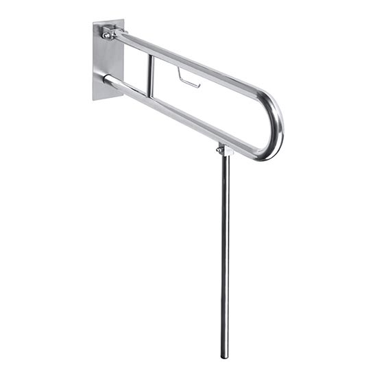 Handtag 10x80 cm, rostfritt stål/silver