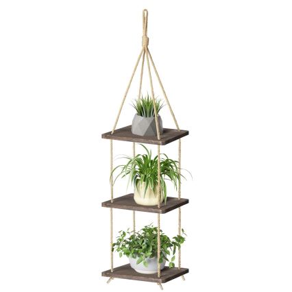 Hängande hylla 90x25 cm gran