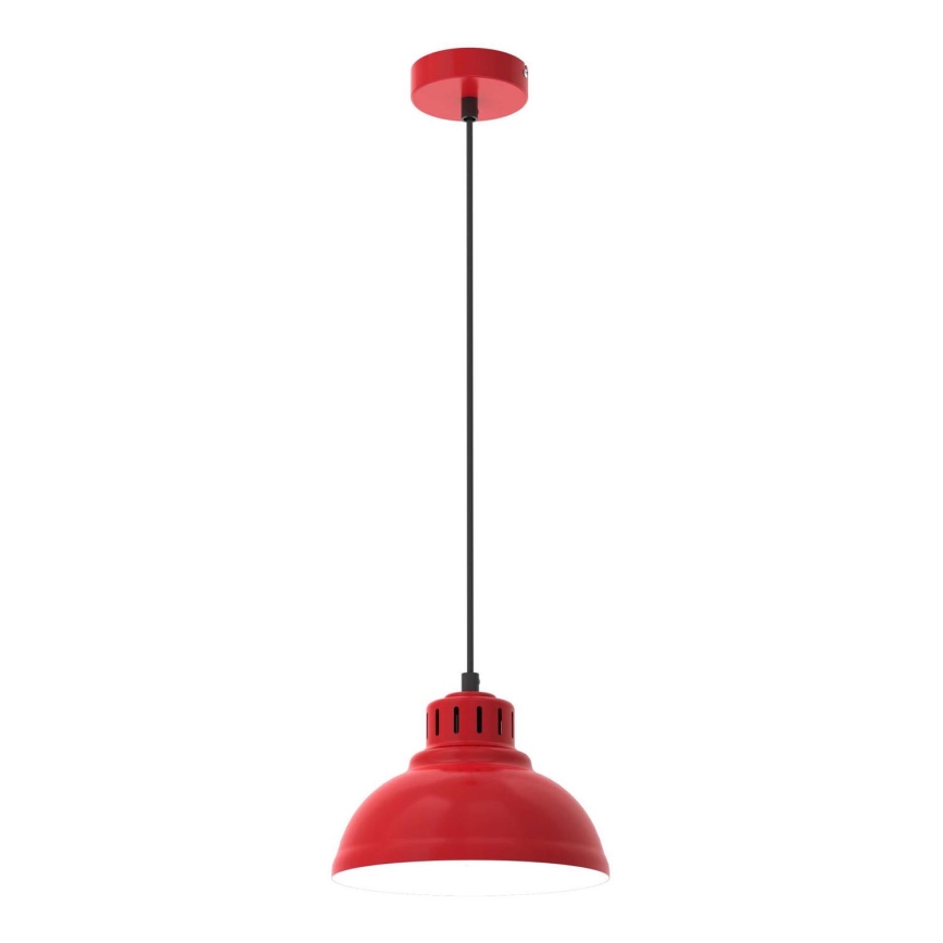 Hängande lampa ALTAR 1xE27/60W röd