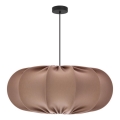 Hängande lampa CAFEE 1xE27/40W/230V dia. 52 cm brun