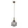 hängande lampa CRUMPLED 1xE27/40W/230V brons/rökt