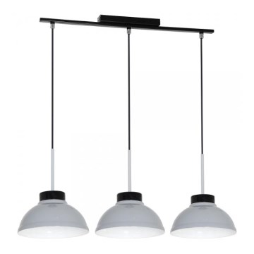 Hängande lampa FACTOR grå 3xE27/60W/230V