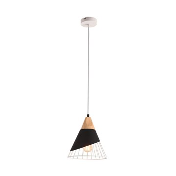 Hängande lampa IRIS 1×E27/40W/230V Svart