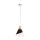 Hängande lampa IRIS 1×E27/40W/230V Svart