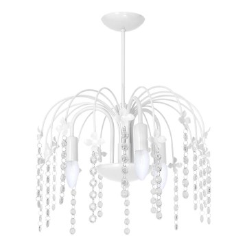 Hängande lampa KROPELKA 3xE14/60W/230V vit
