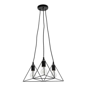 Hängande lampa  TREKANT 3xE27/60W
