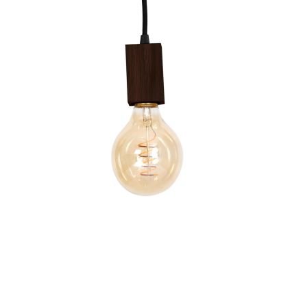 Hängande Ljuskrona JACK 5xE27/40W/230V brun trä
