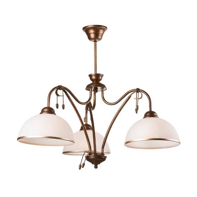 Hängande Ljuskrona LUIZA 3xE27/60W/230V