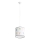 Hängande ljuskrona med textilsladd för barn FAIRY 1xE27/15W/230V diameter 30 cm älva