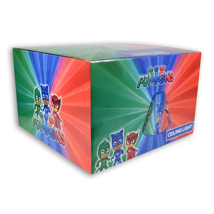 Hängande ljuskrona med textilsladd för barn PJ MASK 1xE27/40W/230V