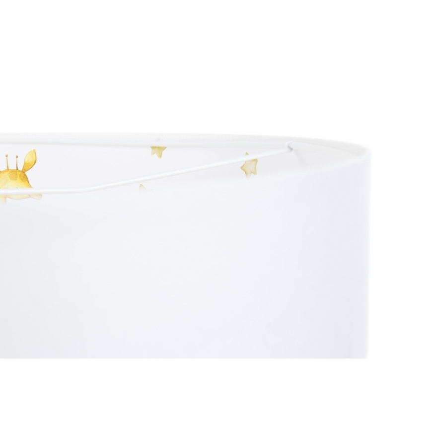 Hängande ljuskrona med textilsladd för barn SWEET DREAMS 1xE27/60W/230V diameter 30 cm