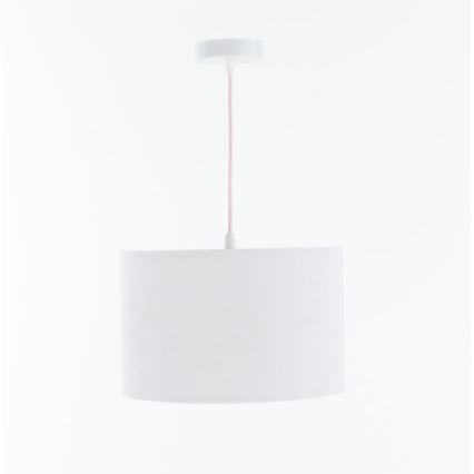 Hängande ljuskrona med textilsladd för barn SWEET DREAMS 1xE27/60W/230V diameter 30 cm