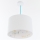 Hängande ljuskrona med textilsladd för barn SWEET DREAMS 1xE27/60W/230V diameter 30 cm