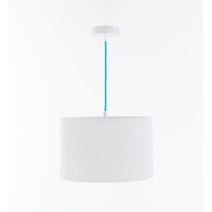 Hängande ljuskrona med textilsladd för barn SWEET DREAMS 1xE27/60W/230V diameter 30 cm