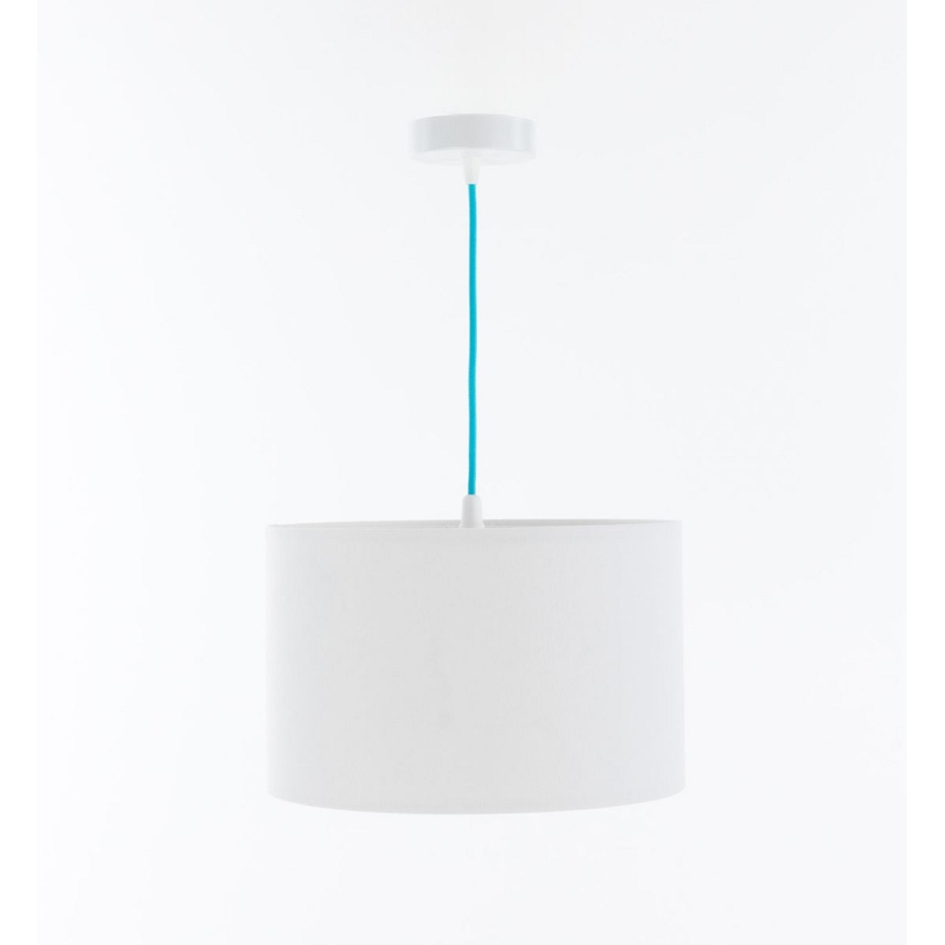 Hängande ljuskrona med textilsladd för barn SWEET DREAMS 1xE27/60W/230V diameter 30 cm